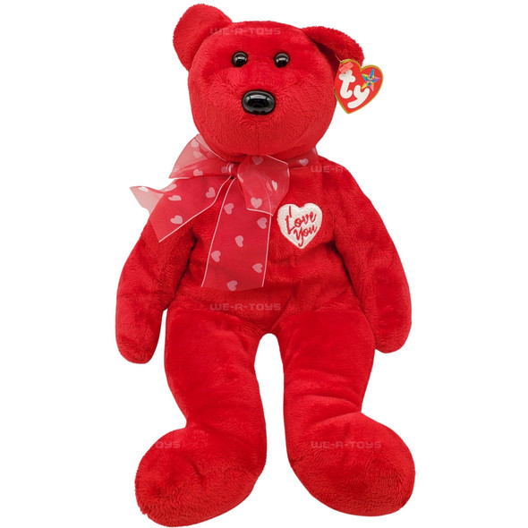 Ty Buddy Secret the Bear Valentine's Day Plush Internet Exclusive