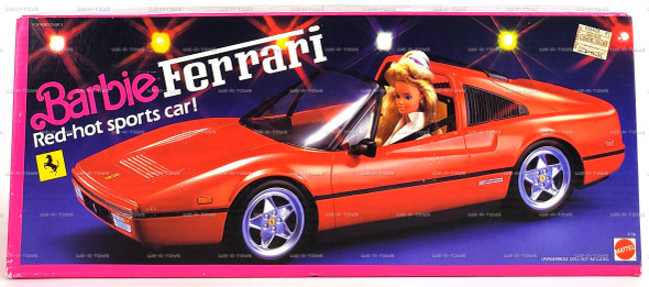 Barbie Ferrari Red-Hot Sports Car 1987 Mattel #3136