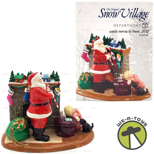 Department 56 The Original Snow Village 2012 Santa Comes To Town #4025334
