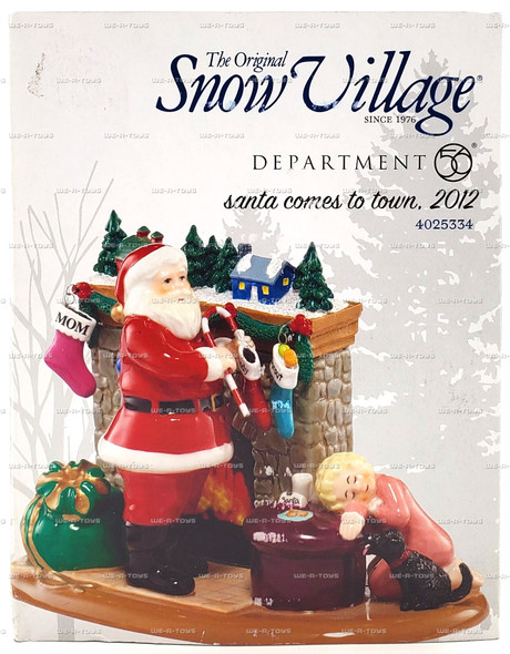 Department 56 The Original Snow Village 2012 Santa Comes To Town #4025334
