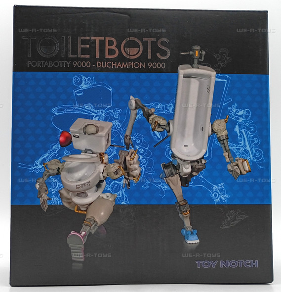 Toiletbots Portabotty 9000 & Duchampion 9000 Robot Action Figures Toy Notch 2022