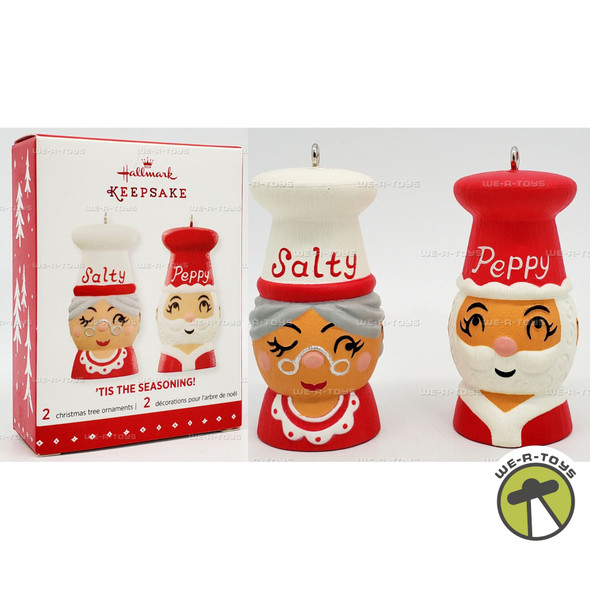 Hallmark Keepsake Ornament Tis The Seasoning Salt and Pepper Shakers 2015