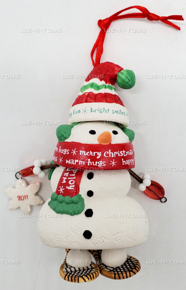 Hallmark Keepsake Ornament Club Ornament Snowshoe Snowman 2011