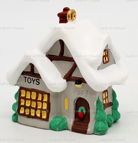Hallmark Keepsake Miniature Ornament Toy Shop Old English Village 1993