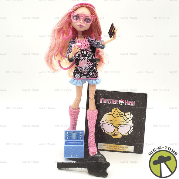 Monster High Frights Camera Action New Stars Viperine Gorgon Mattel Complete