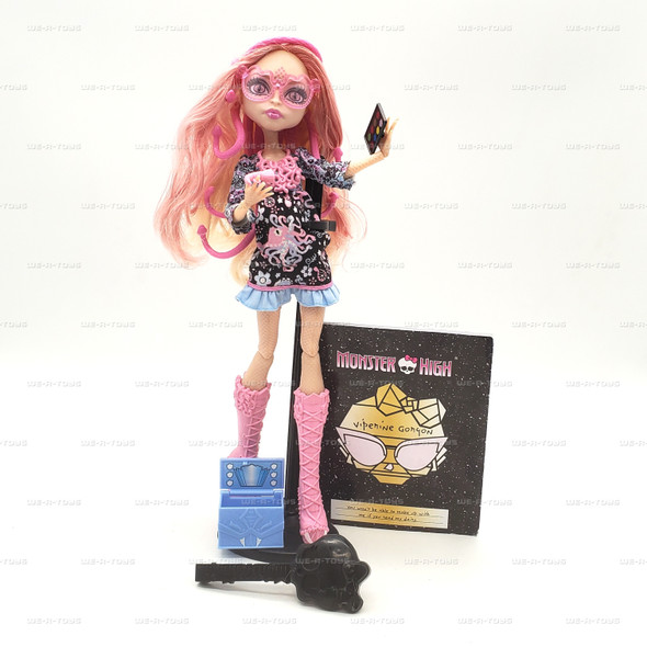 Monster High Frights Camera Action New Stars Viperine Gorgon Mattel Complete