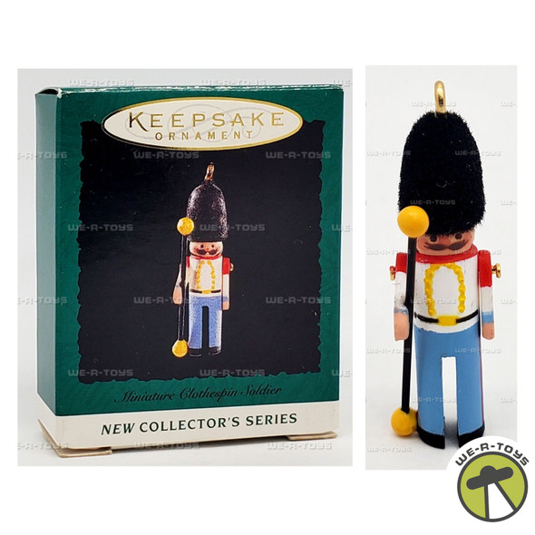 Hallmark Keepsake Ornament Miniature Clothespin Soldier 1st in Series 1995