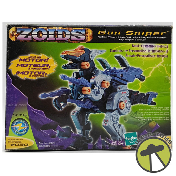 Zoids #030 Gun Sniper Action Figure Model Kit 1:72 Scale 2001 Hasbro #83025