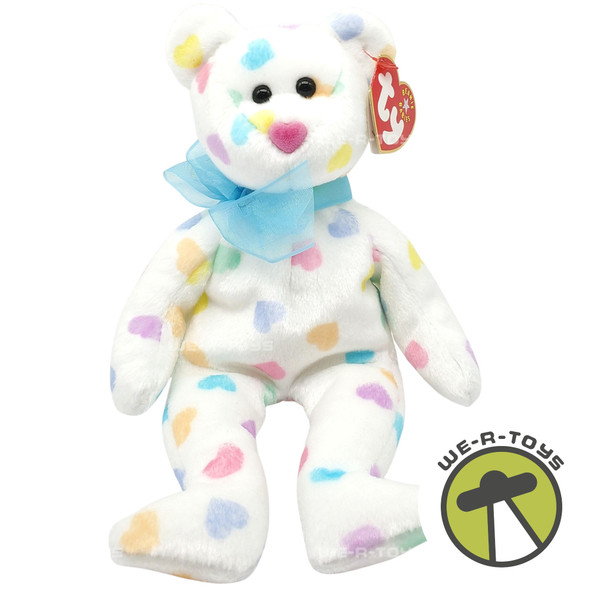 Ty Beanie Babies Kissme the Bear Valentine's Day Plush