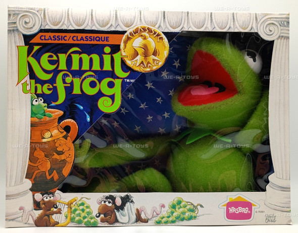 Kermit the Frog The Muppets Classic Plush 1986 Hasbro #70301