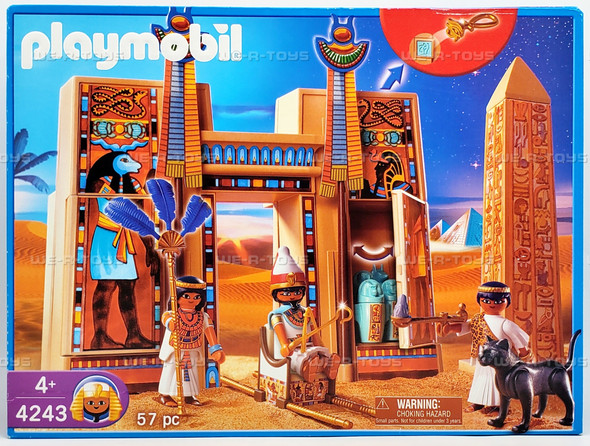 Playmobil Pharaoh's Temple 57 Piece Building Playset 4243