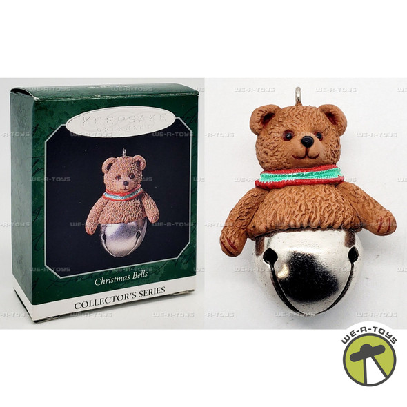 Hallmark Keepsake Ornament Christmas Bells Bear 1998