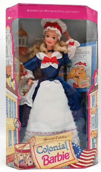 Colonial Barbie American Stories Collection Barbie Doll 1994 Mattel #12578