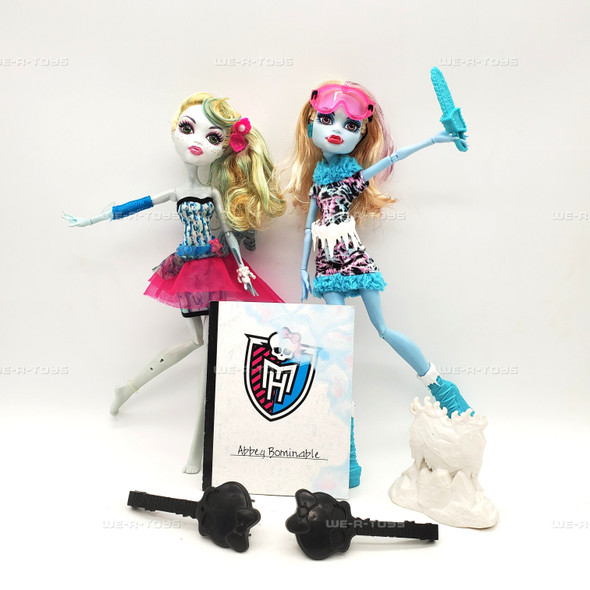 Monster High Lot of 2 Dot Dead Gorgeous Lagoona and Abbey Arts Class Dolls Loose
