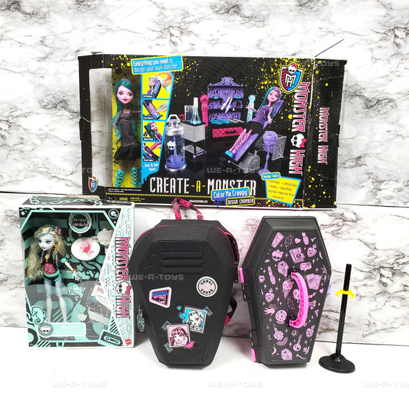 Monster High Assorted Lot Creeprod. Lagoona, Create A Monster, LoungeFly Bag