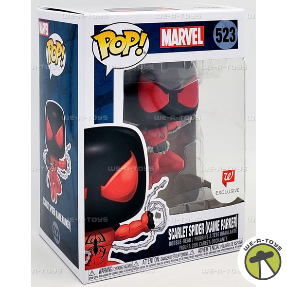 Funko OP Marvel Scarlet Spider Kaine Parker 523 Vinyl Bobble Head Figure