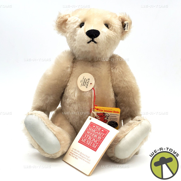 Steiff Original 1985 Mohair Cream Bear 8" Plush 015831