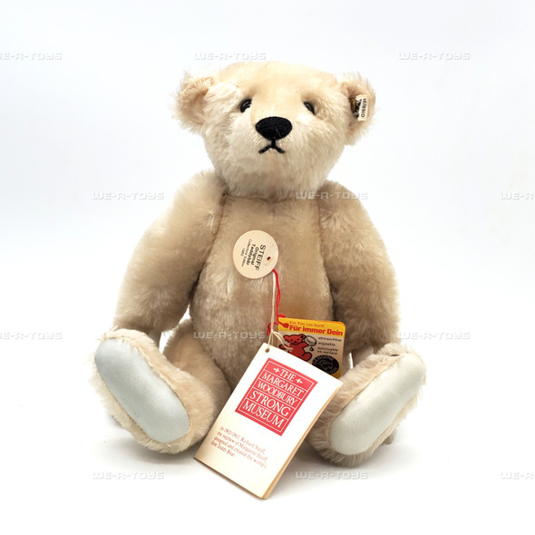 Steiff Original 1985 Mohair Cream Bear 8" Plush 015831