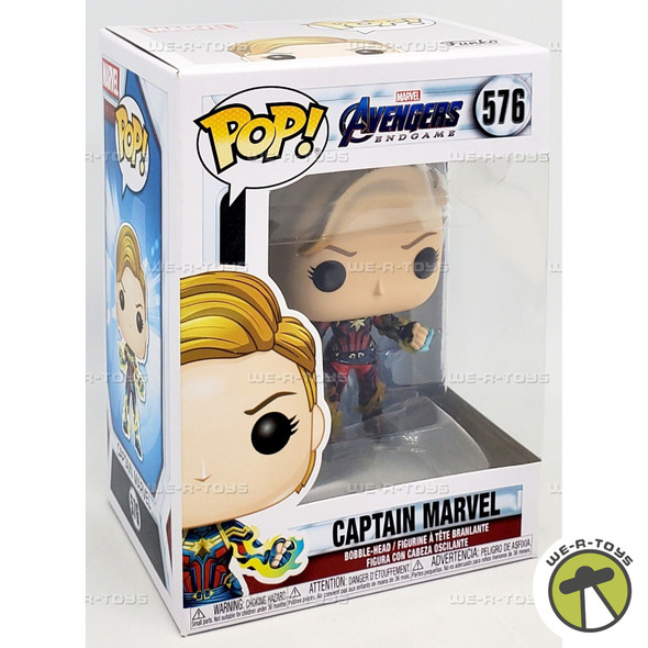 Funko POP Marvel Avengers Endgame Captain Marvel 576 Vinyl Bobble Head Figure