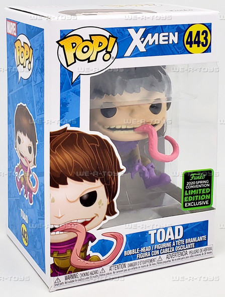 Funko POP Marvel X-Men 443 Toad 2020 Spring Convention Bobble Head Figure