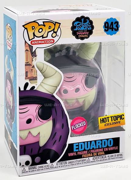 Funko POP Animation Foster's Home for Imaginary Friends Eduardo Flocked Figure