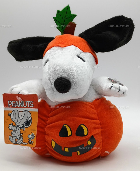 Peanuts Snoopy Halloween In Jack-O-Lantern DanDee 2019 Plush W/ Sound #68951