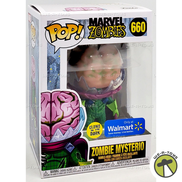 Funko POP Marvel Zombies Zombie Mysterio 660 Glow in the Dark Vinyl Figure