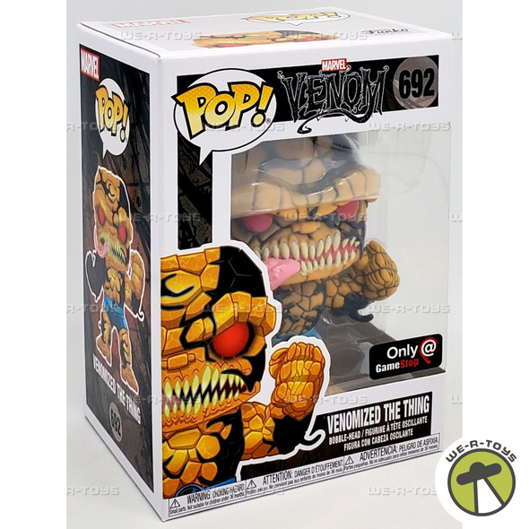 Funko POP Marvel Venom Venomized The Thing 692 Vinyl Bobble Head Figure