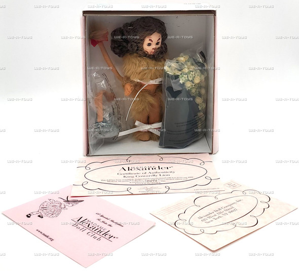 Madame Alexander King Cowardly Lion Wizard of Oz Doll 2006 Alexander Doll #50230