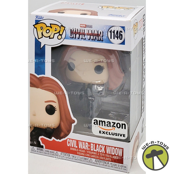 Funko Pop! Marvel Captain America Civil War Black Widow 1146 Figure