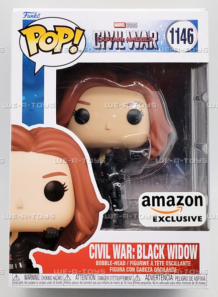 Funko Pop! Marvel Captain America Civil War Black Widow 1146 Figure