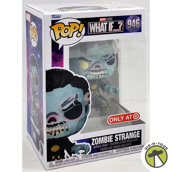 Funko POP Marvel's What If...? Zombie Doctor Strange 946 Bobble Head Figure