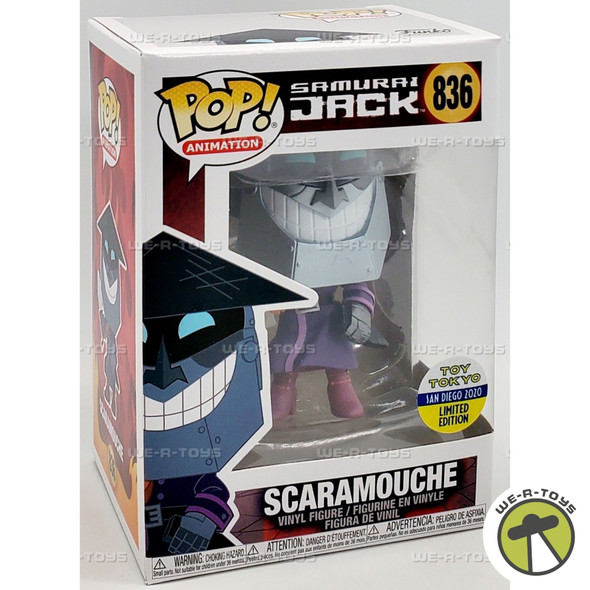 Funko POP Samurai Jack Scaramouche 836 Vinyl Figure