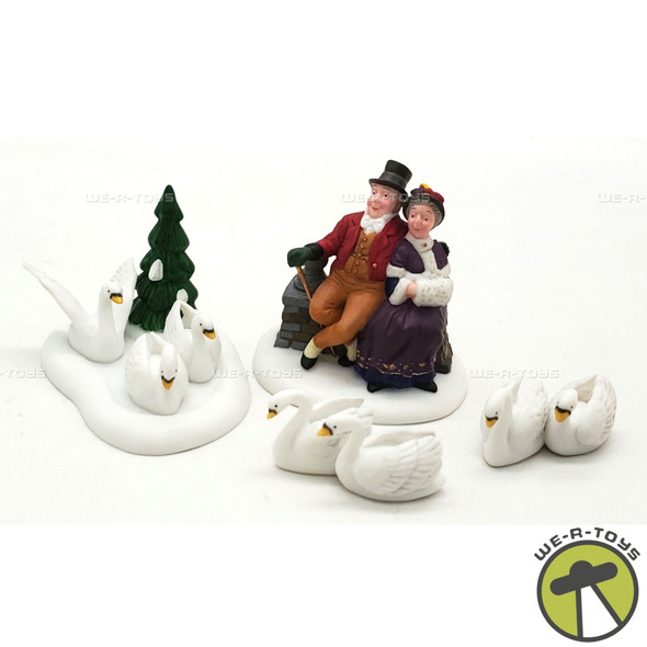 Department 56 Twelves Days of Dickens Village Seven Swans A Swimming #58383