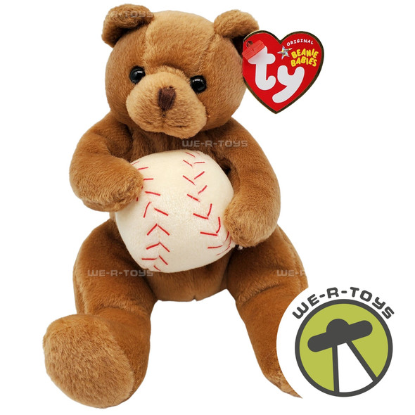 Ty Beanie Babies Shortstop the Baseball Bear Plush