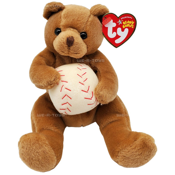 Ty Beanie Babies Shortstop the Baseball Bear Plush