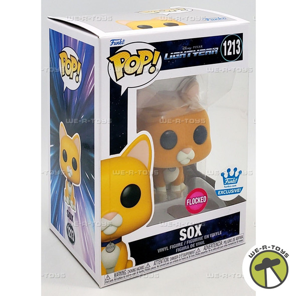 Funko POP Disney Pixar Lightyear Sox Flocked 1213 Vinyl Figure