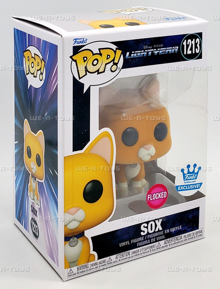Funko POP Disney Pixar Lightyear Sox Flocked 1213 Vinyl Figure