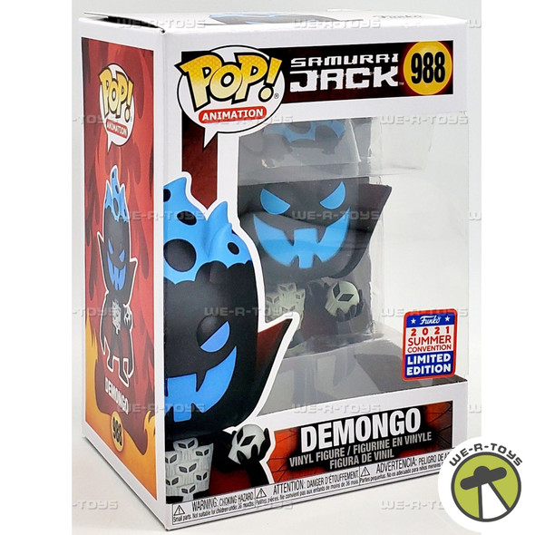 Funko POP Animation Samurai Jack Demongo 988 Vinyl Figure