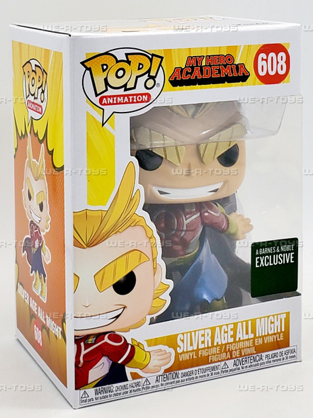 Funko POP Animation My Hero Academia Silver Age All Might 608 Vinyl Figure