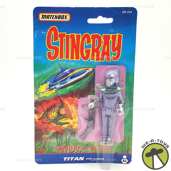 Matchbox Stingray Titan - Evil Sealord Action Figure 1992 SR 254 NEW