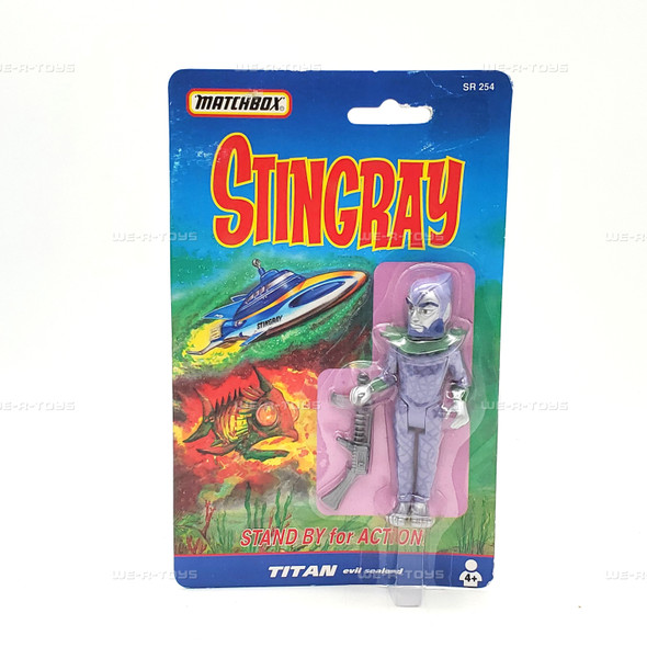 Matchbox Stingray Titan - Evil Sealord Action Figure 1992 SR 254 NEW