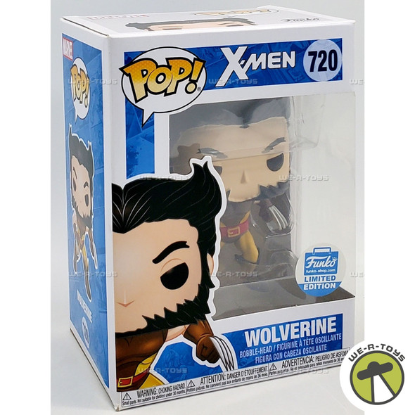 Funko POP Marvel X-Men Wolverine Brown Suit 720 Vinyl Bobble Head Figure