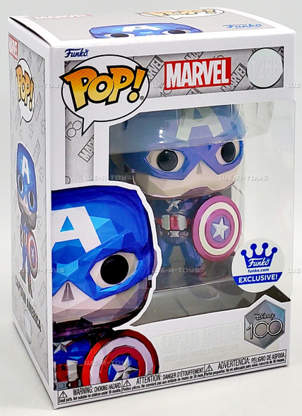 Funko POP Marvel Captain America 1268 Faceted Vinyl Bobble Head Figure