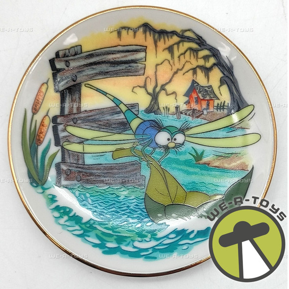 Disney's Alphabet E For Evinrude Miniature Plate Walt Disney Productions 1980
