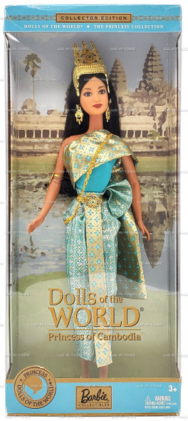 Dolls of the World Princess of Cambodia Barbie Doll 2003 Mattel #B3460