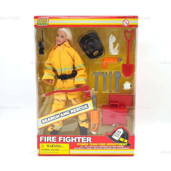 Power Team Elite Search And Rescue Power Team Firefighter Doll 33933