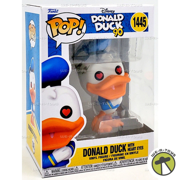 Funko POP Disney Donald Duck 90th Donald Duck with Heart Eyes 1445 Vinyl Figure