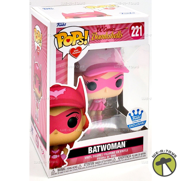 Funko POP With Purpose DC Heroes Breast Cancer Awareness Batwoman 221 Figure