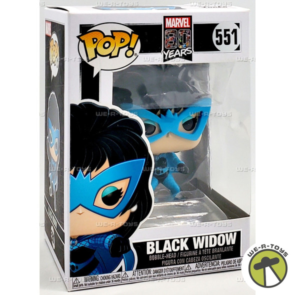 Funko POP Marvel 80 Years Black Widow 551 Vinyl Bobble Head Figure